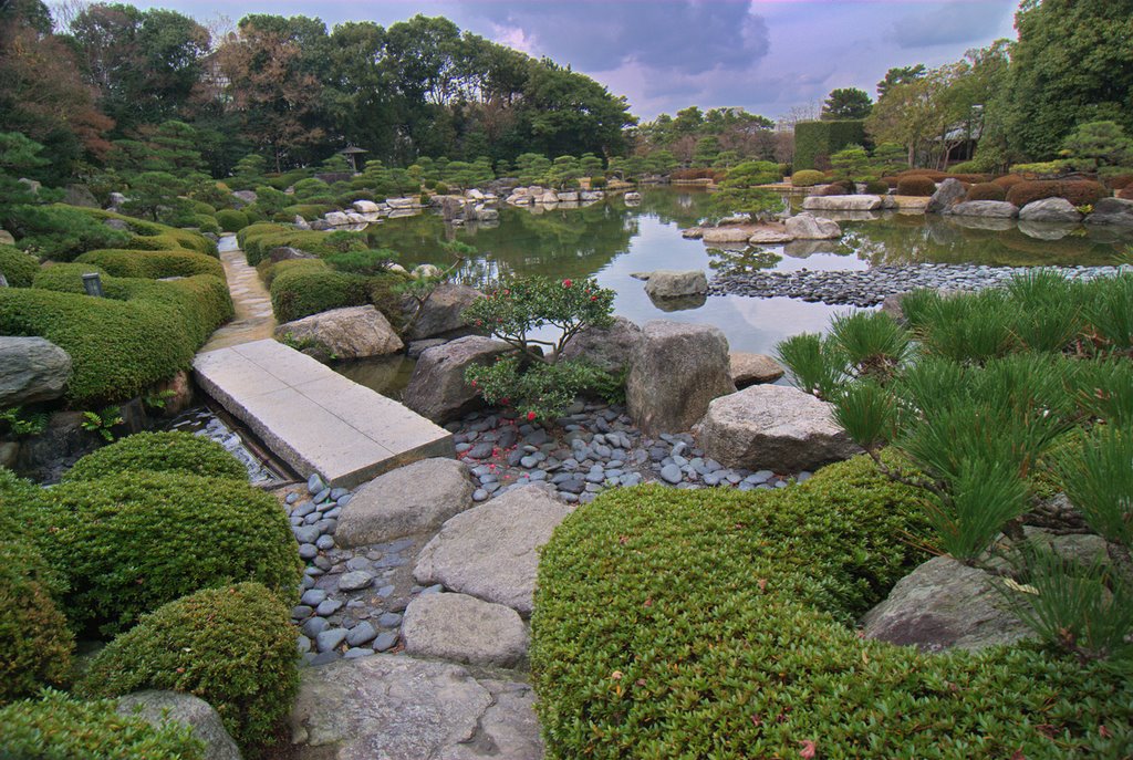 日本庭園（大濠公園）, Амаги