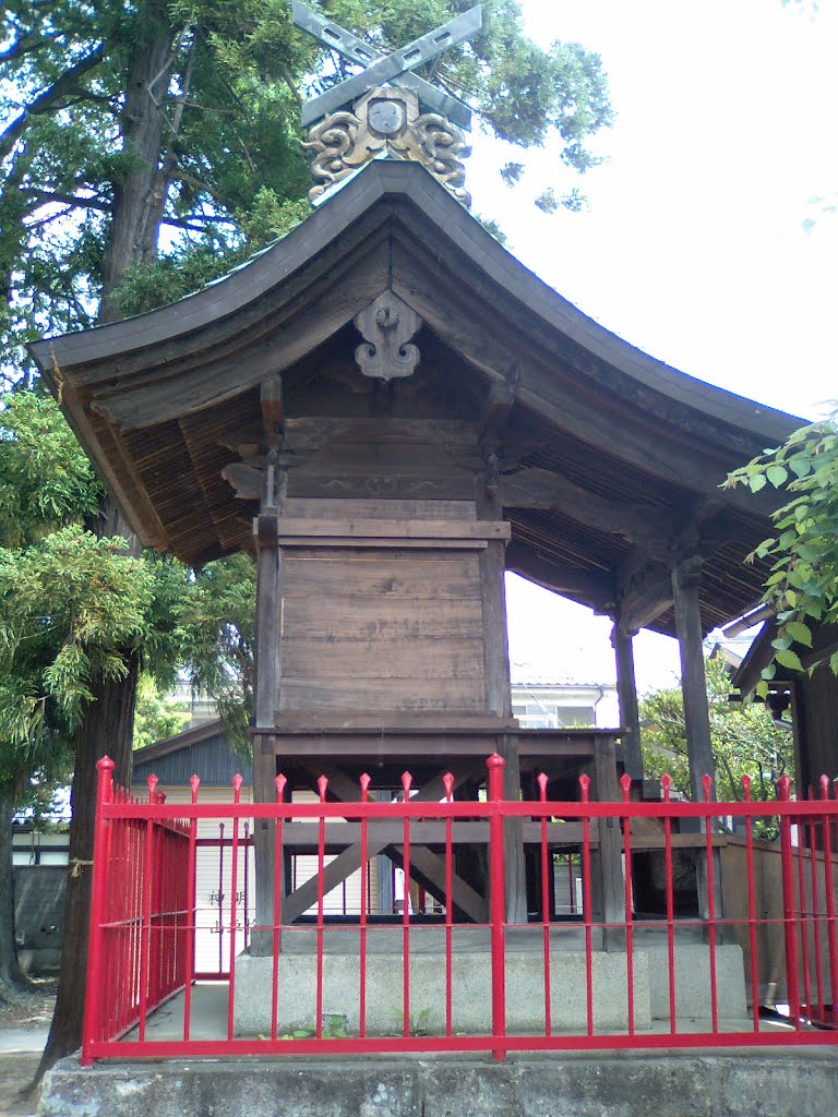 神明-jinja Shrine Main Hall, Иваки