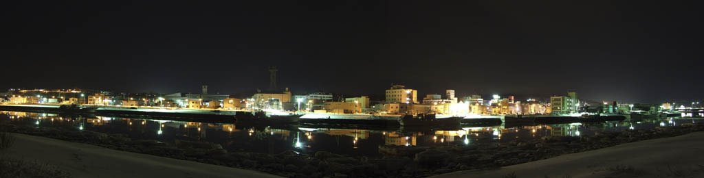 Abashiri　city　Panorama　Nightview, Абашири