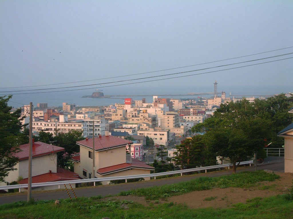 Abashiri city from Tentozan, Абашири