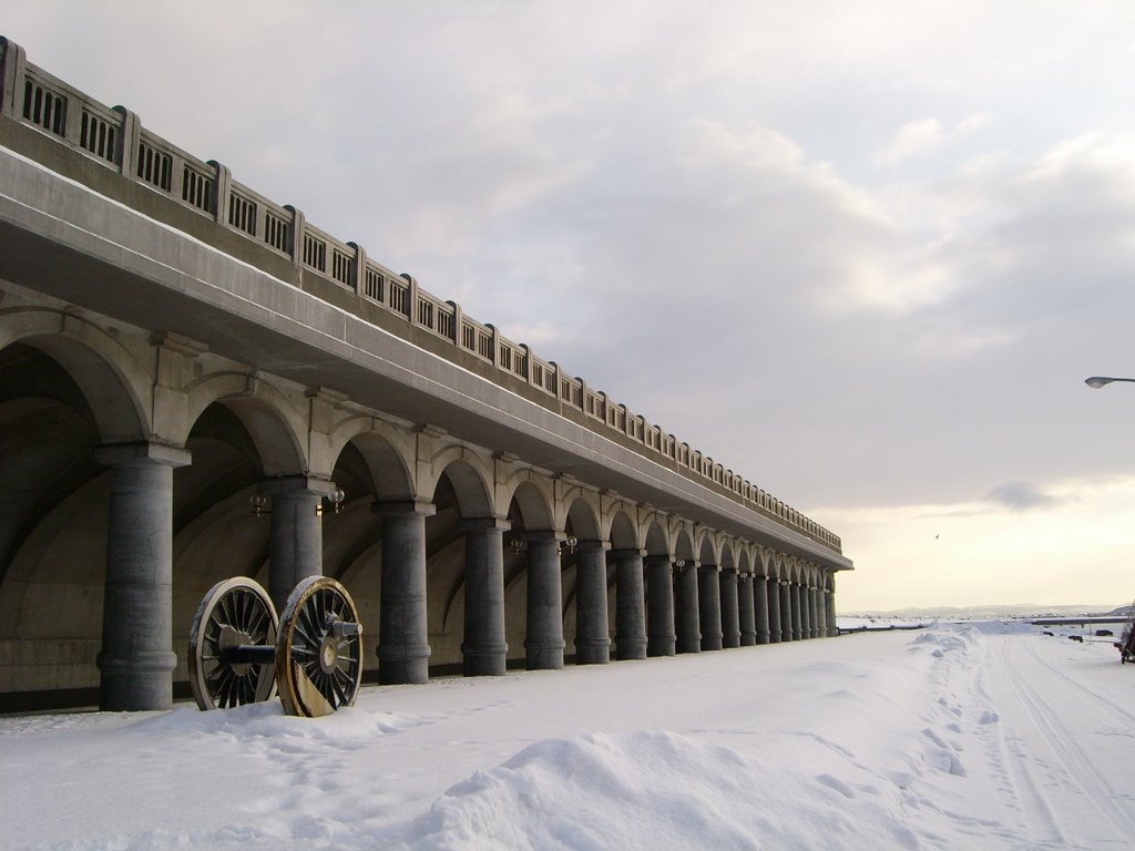 Breakwater dome in Winter, Вакканаи