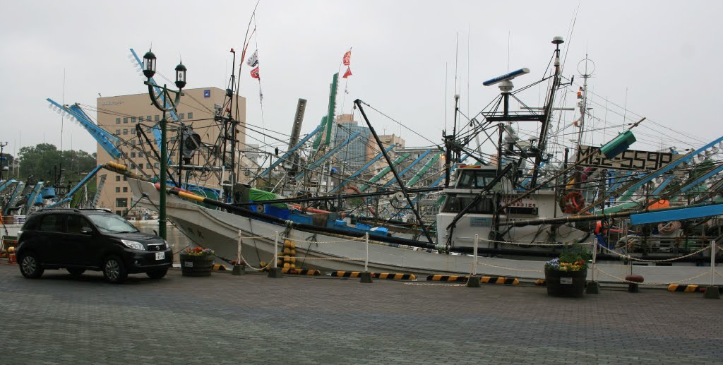 釧路港 サンマ漁船 2009/08/28, Куширо