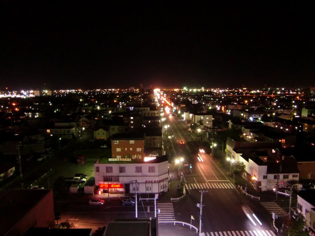 苫小牧プリンホテルからの夜景, Томакомаи