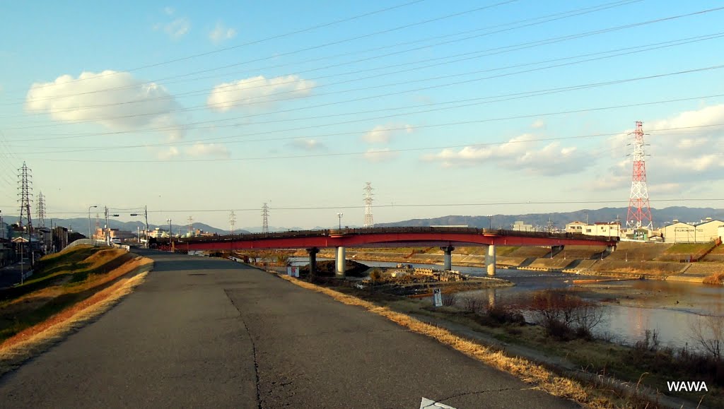 Inagawa River, Amagasaki ／ 猪名川にかかる利倉橋, Итами