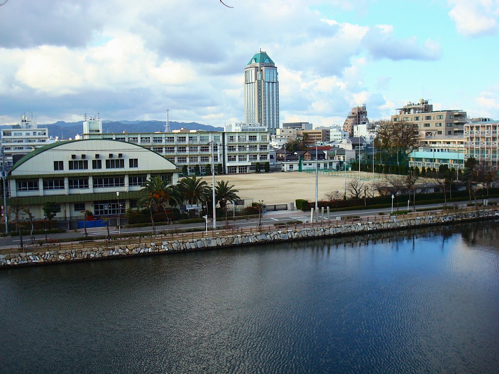 view of the Kokusai Hotel, Imabari, Имабари