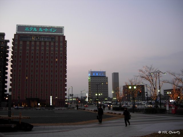 JR 山形駅西口  JR Yamagata Station West Entrance, Иамагата