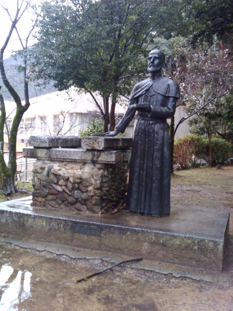 ザビエル記念聖堂　ザビエル像, Токуиама