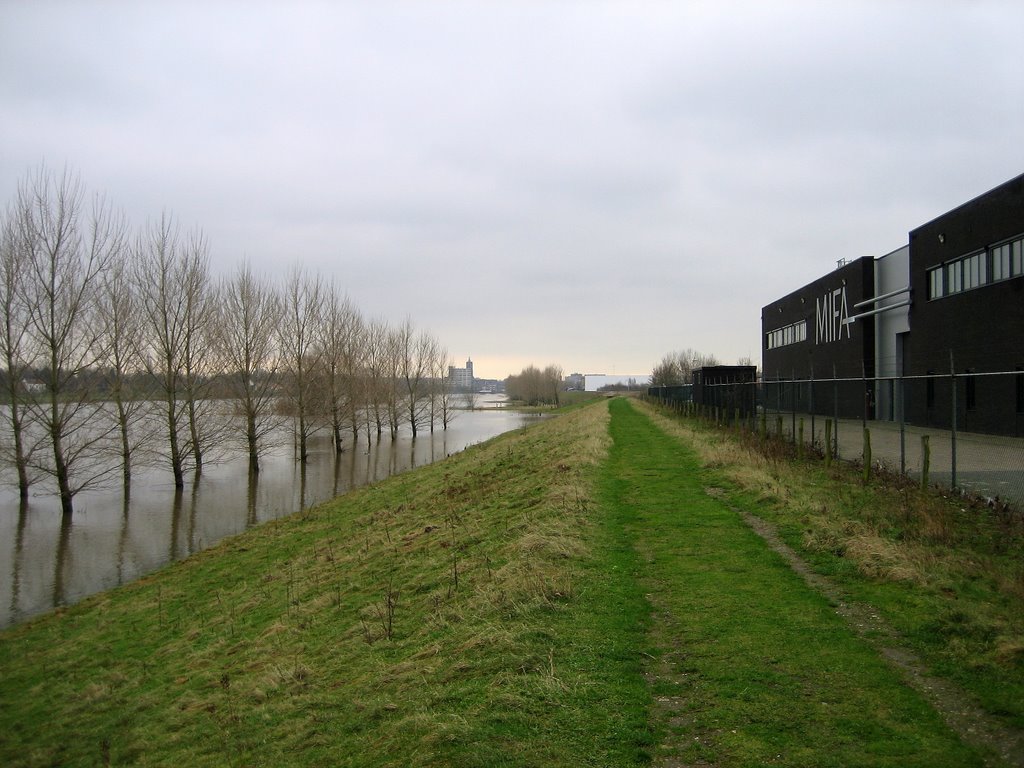 Hoog water jan. 2007, Венло