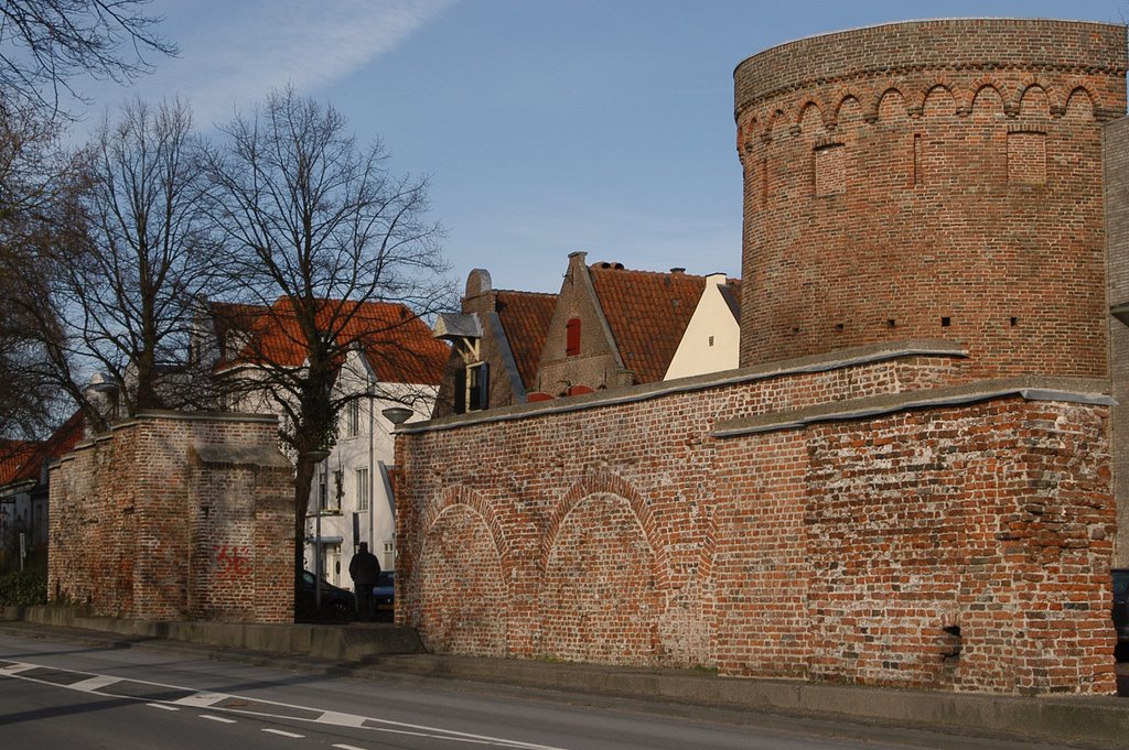 Deventer, parts of the original old town wall, Девентер