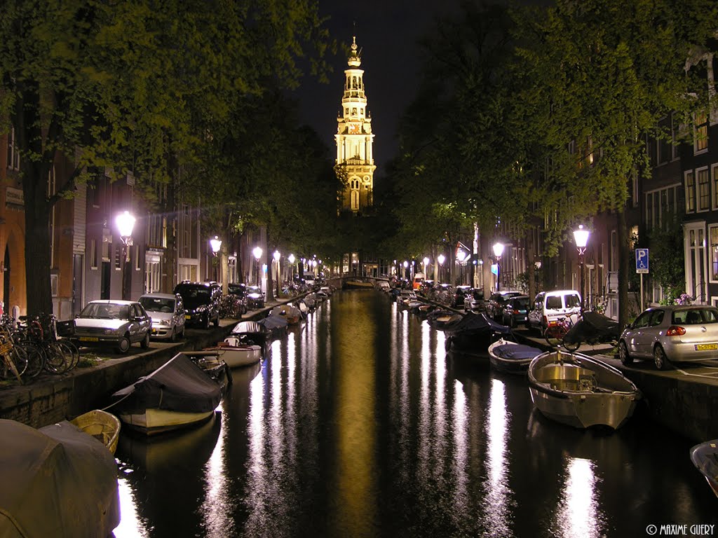 Amsterdam at night, Амстердам