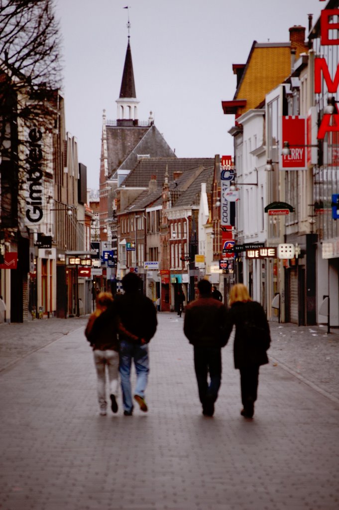 Not much shopping on a Sunday in Breda, Netherlands, Бреда