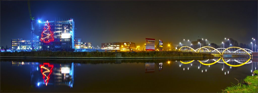 Panorama Suytkade at night #1, Helmond, The Netherlands, Хелмонд