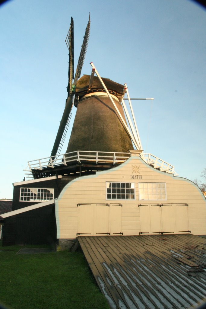 Windmill `De Ster` (`The Star`)  Saw-mill at Leidsche Rijn, Амерсфоорт