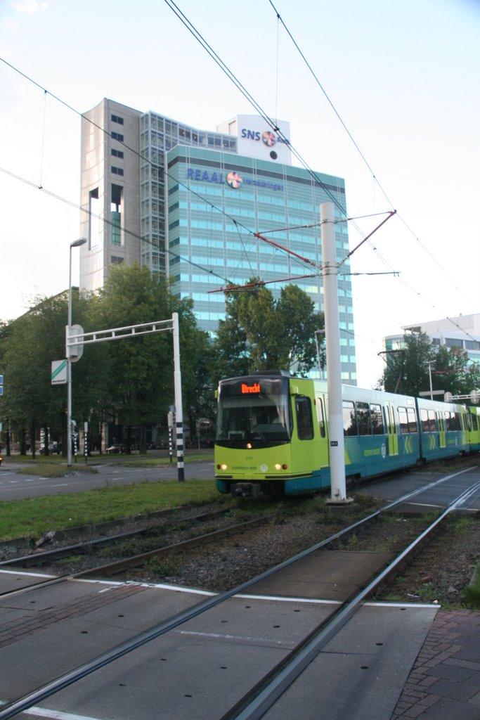 Tram over het Westplein; Utrecht, sept. 2009, Амерсфоорт