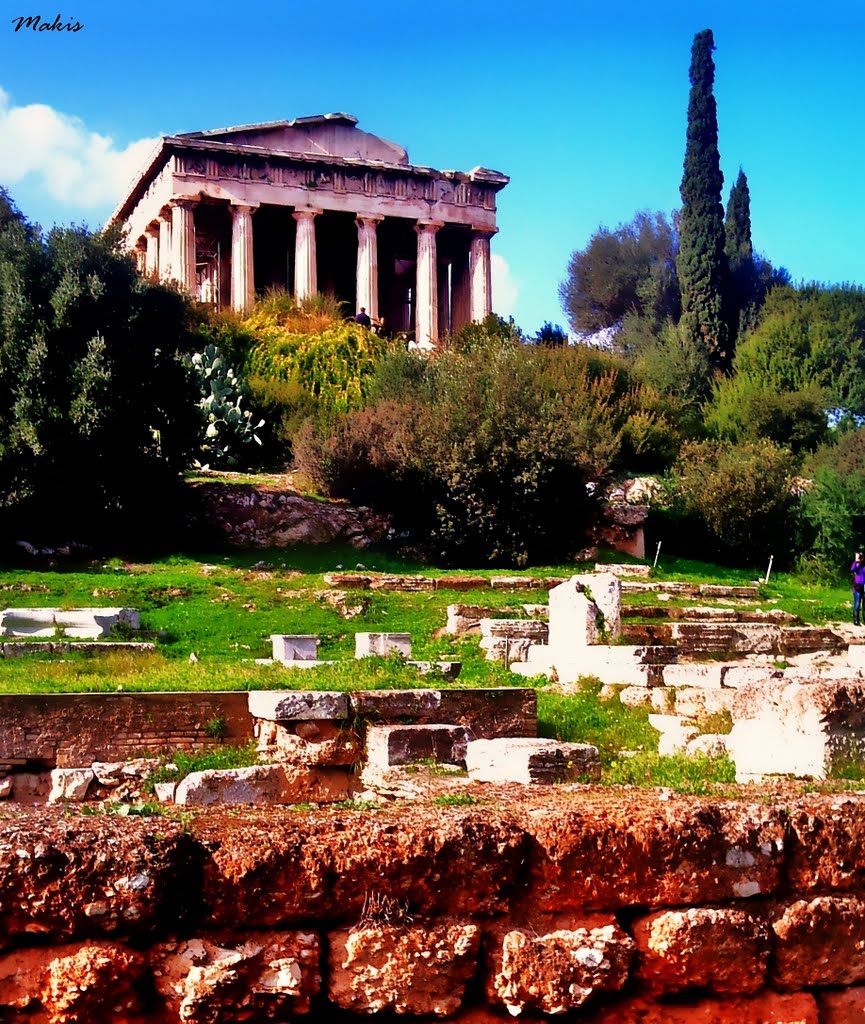 The Temple of Hephaestus! (Thissio - Athens), Афины