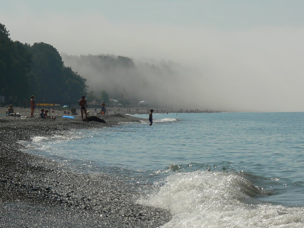 Туман с моря, Пицунда