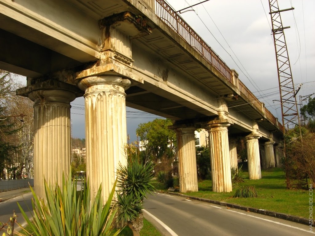 ЖД мост в Сухуме - Railway bridge in Sukhum, Сухуми