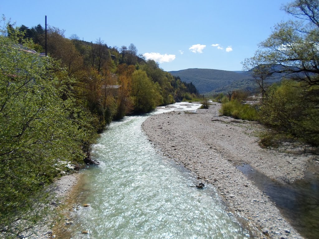 Rioni river. Racha region. Georgia, Амбролаури