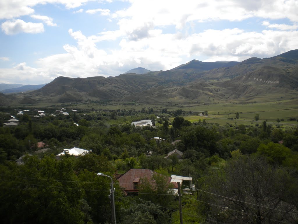 View over Aspindza, Аспиндза