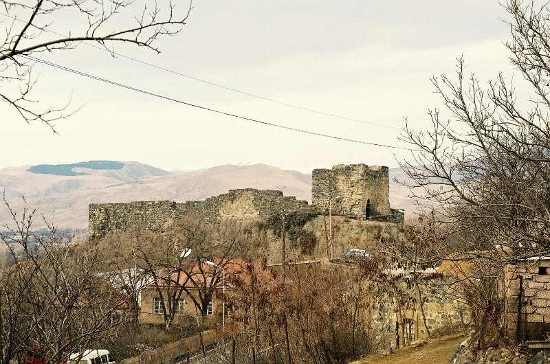 Aspindza Fortress.View from SO ასპინძის ციხე, Аспиндза