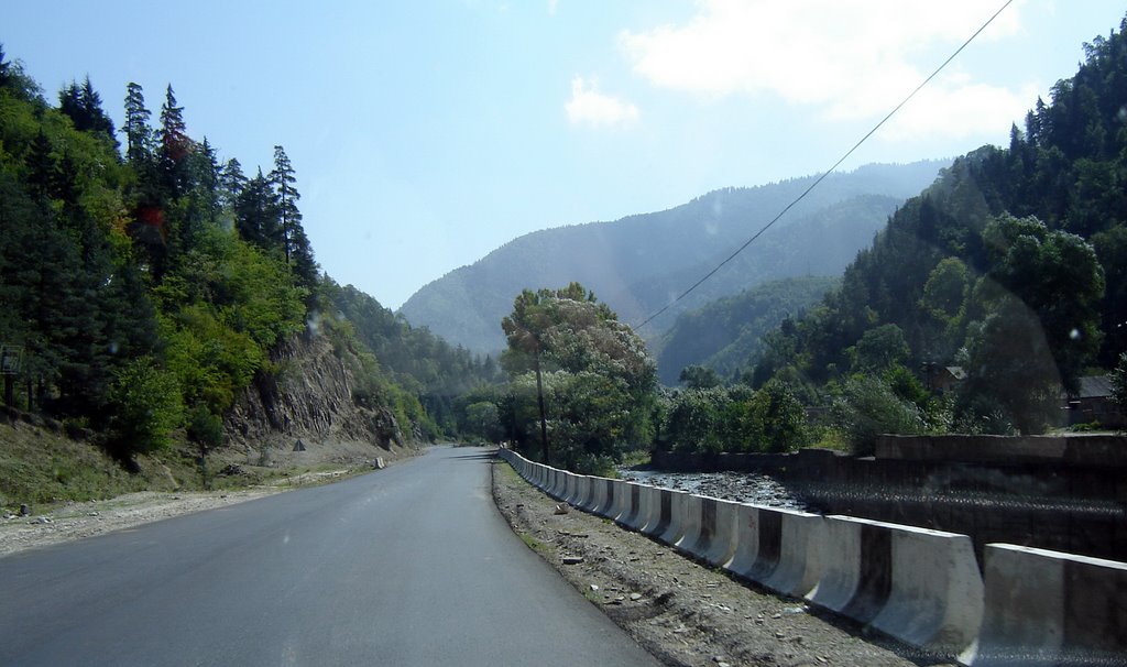 road to Cagveri, Боржоми