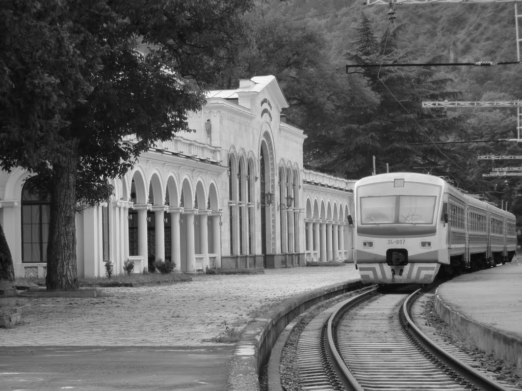 Borjomi Railway Station Georgia, Боржоми