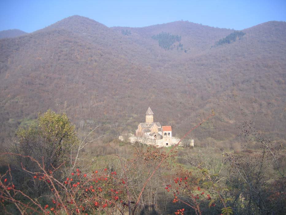 View on the Pitarety Monastery. 2006-11-26, Дманиси