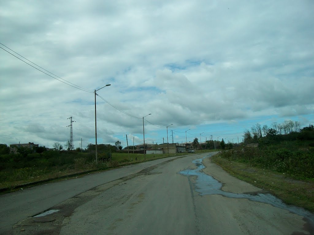 Destroyed bypass road in Zugdidi, Зугдиди