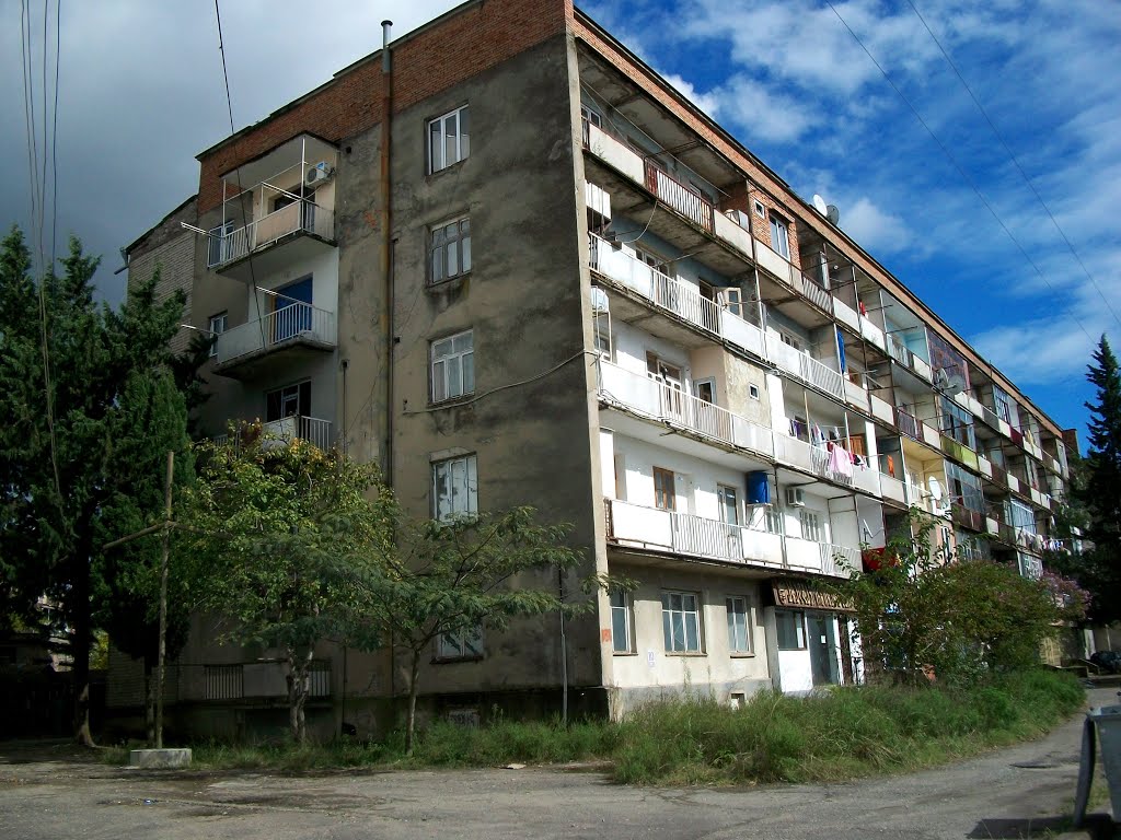 Living block in 9th April street, Kutaisi, Кваиси