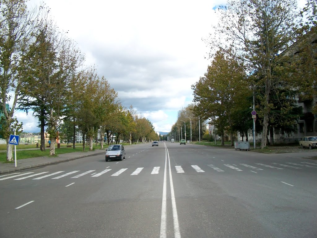 Irakli Abashidze street, Kutaisi, Кваиси