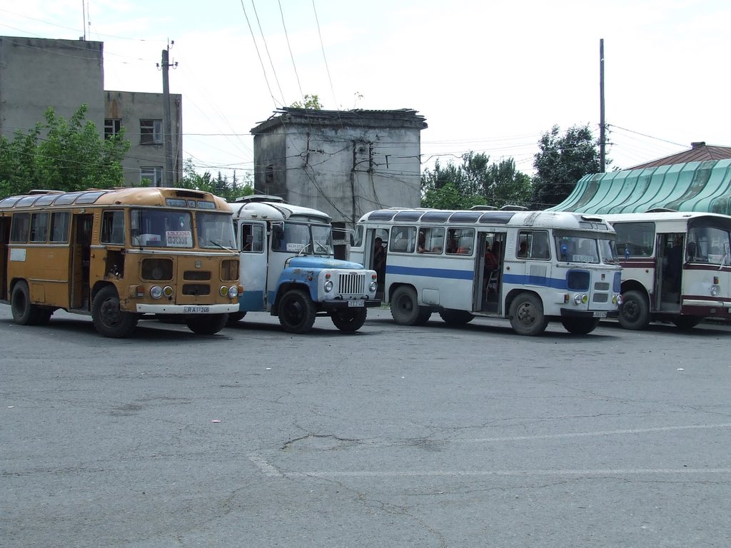 bus station, lagodekhi, georgia, Лагодехи