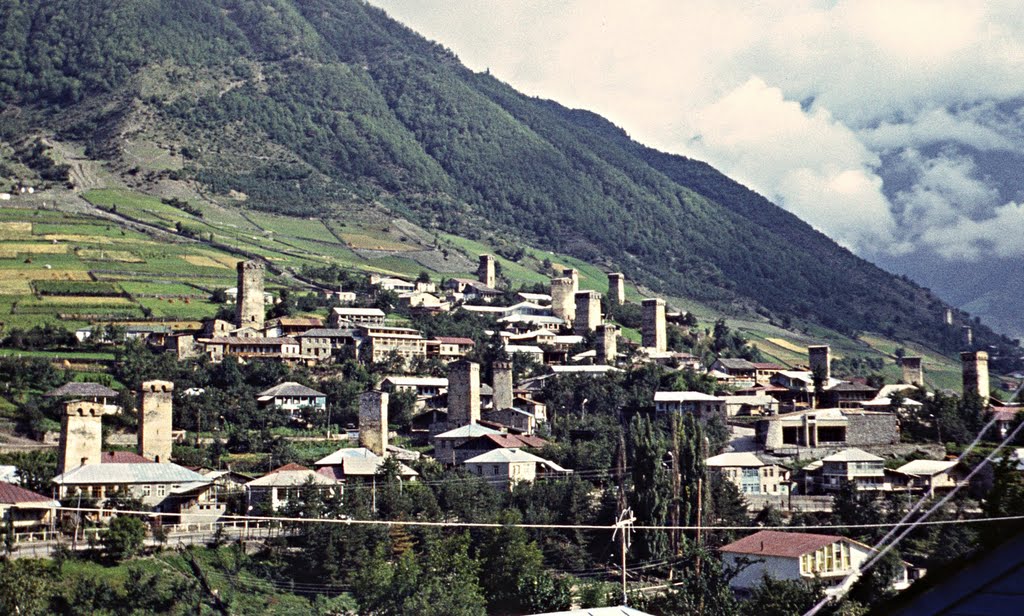 Towers of Mestia, Svanetia, 1987, Местиа