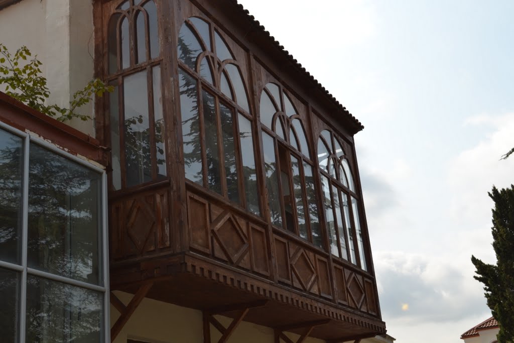 Georgia, Sighnaghi - a balcony of the an Georgian house, Сигнахи