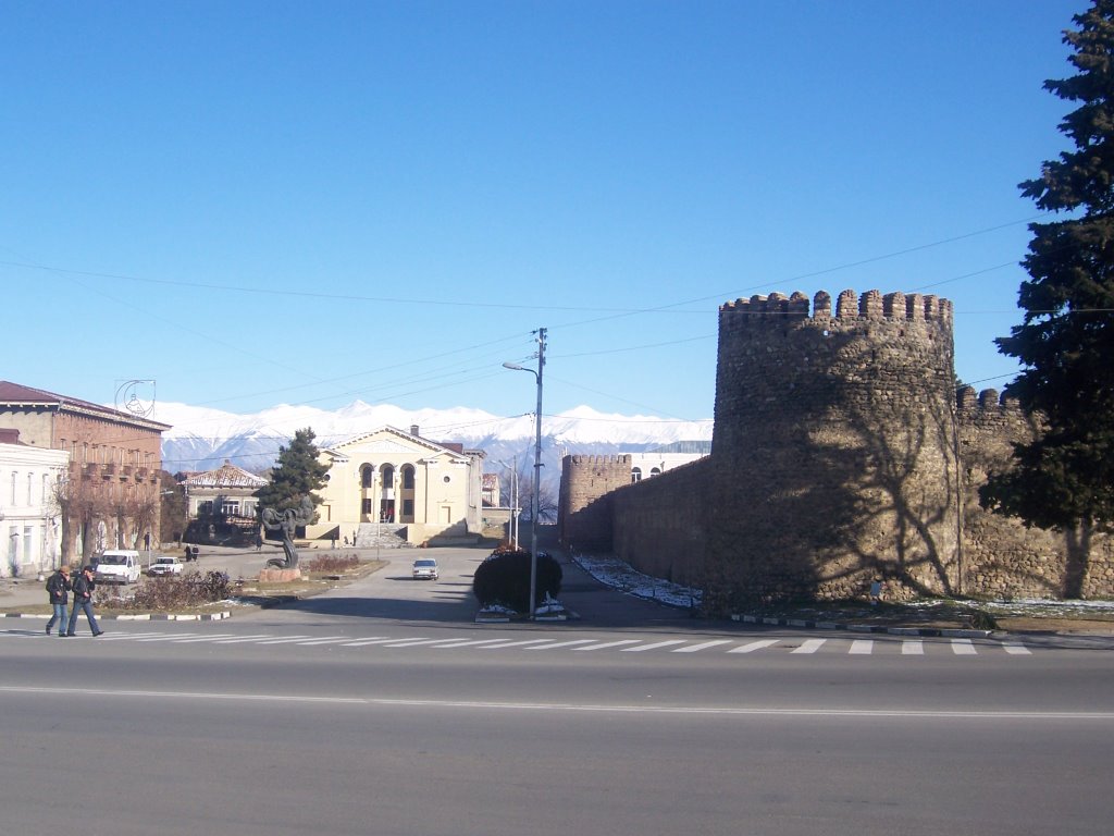 View from Telavi main Square, Телави