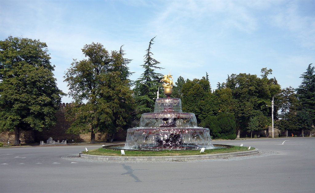 Telavi fountain, Телави