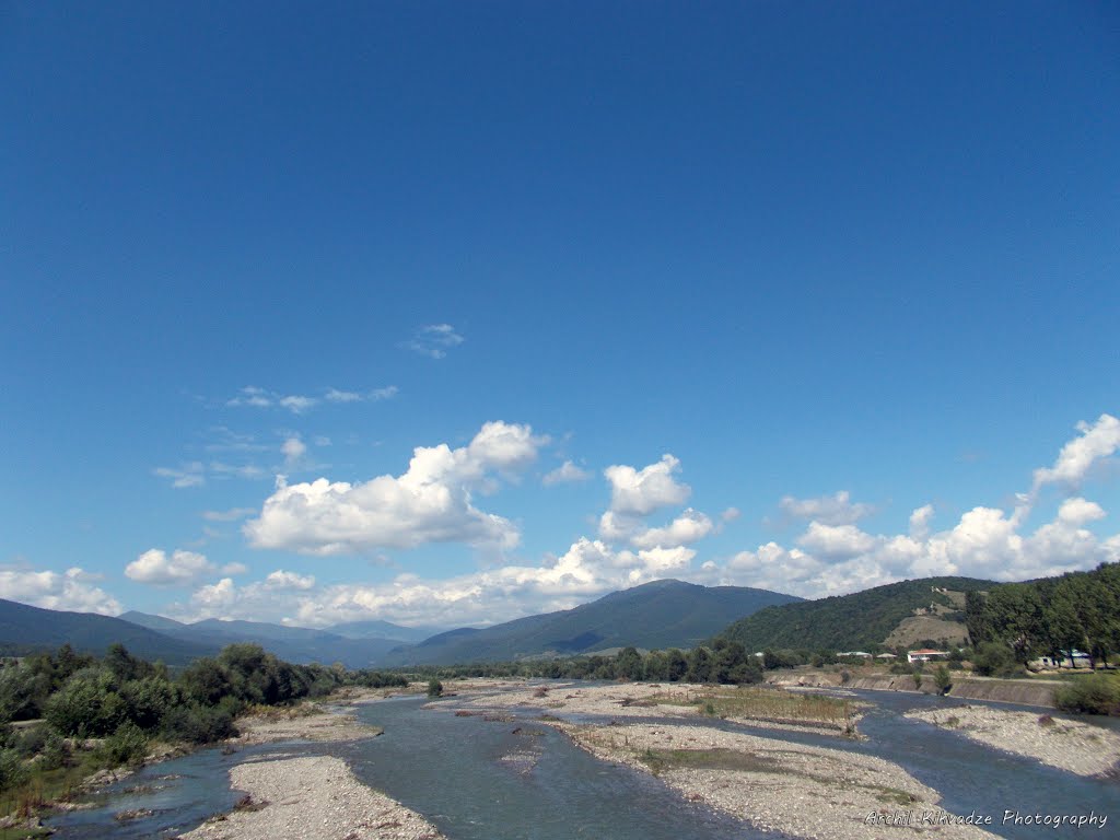 იორი/Iori river. Tianeti region, Georgia, Тианети