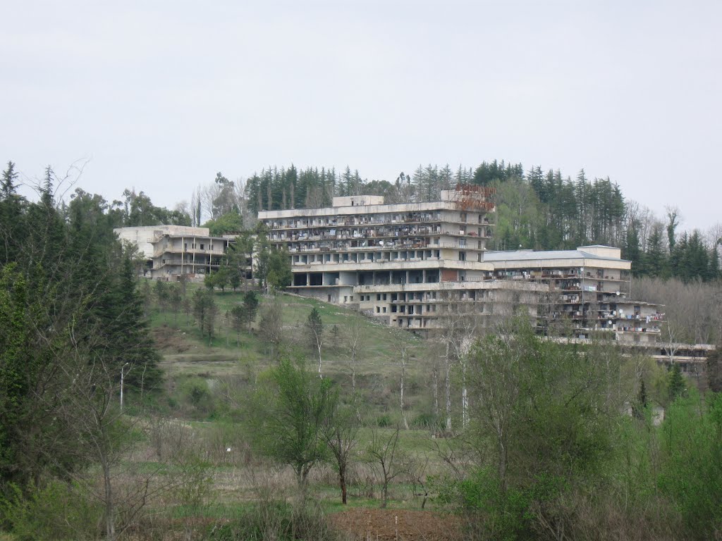 View on "Sakartvelo" sanatorium, Цхалтубо