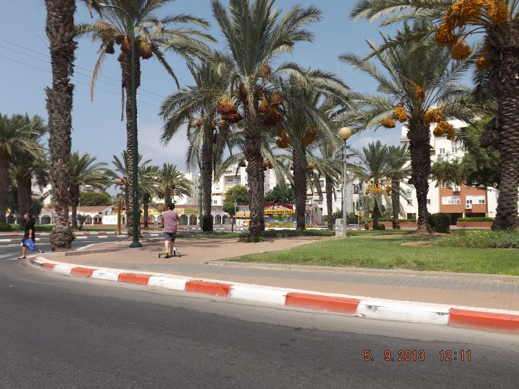 The streets of Ashkelon, Israel, Ашкелон