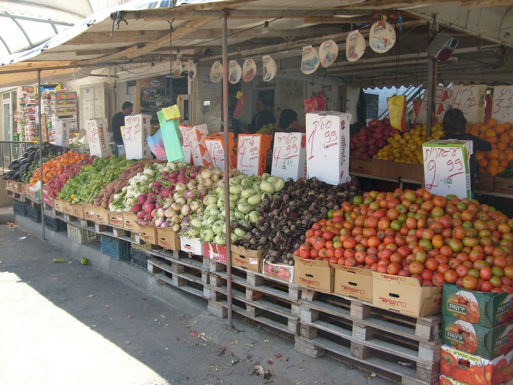 Kfar Saba - in the city (recent vegetable-prices, March 2011), Кфар Саба