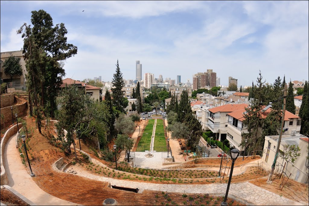 Вид на деловой центр Тель-Авива, Бнэй-Брак