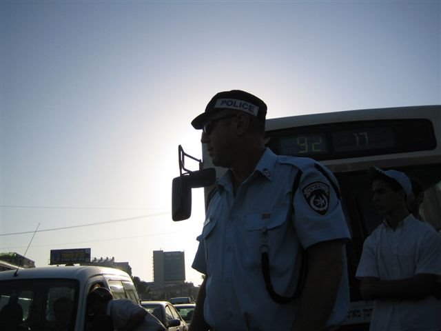 מאות תמונות מהחסימות בגהה -אלימות שוטרים, Бнэй-Брак