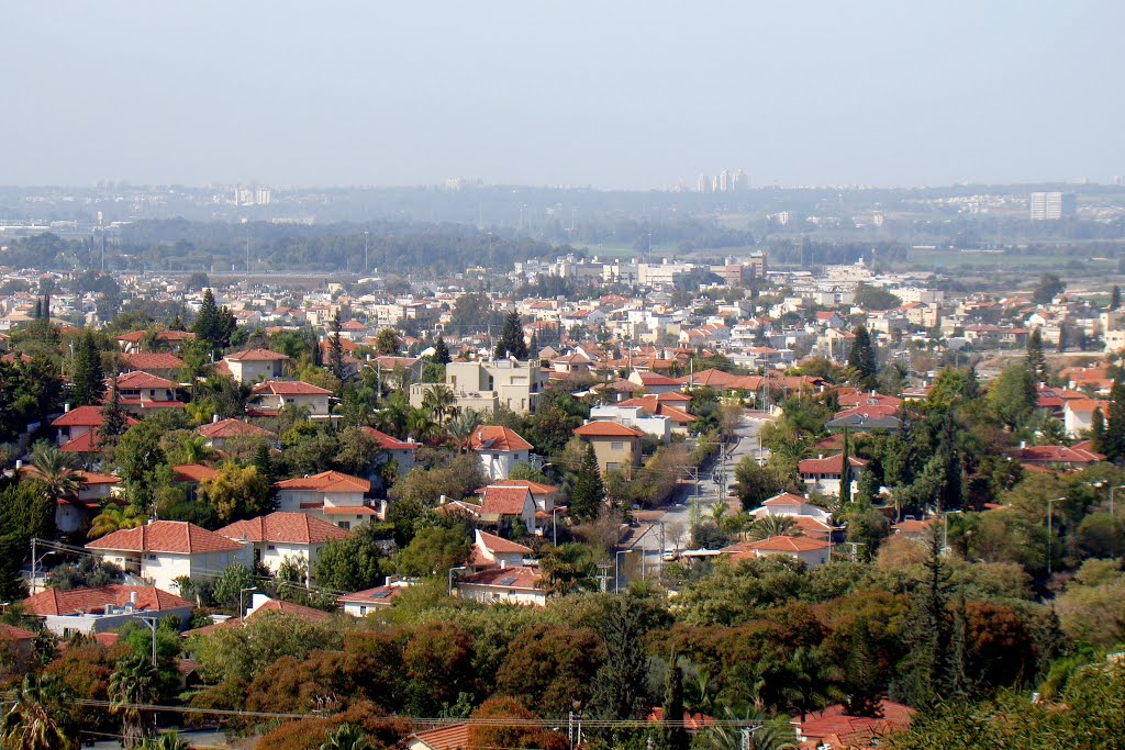 Israel. Shfela (Shfelat Yehuda, "Judean foothills") from Rosh Haayn, Рош-ха-Аин