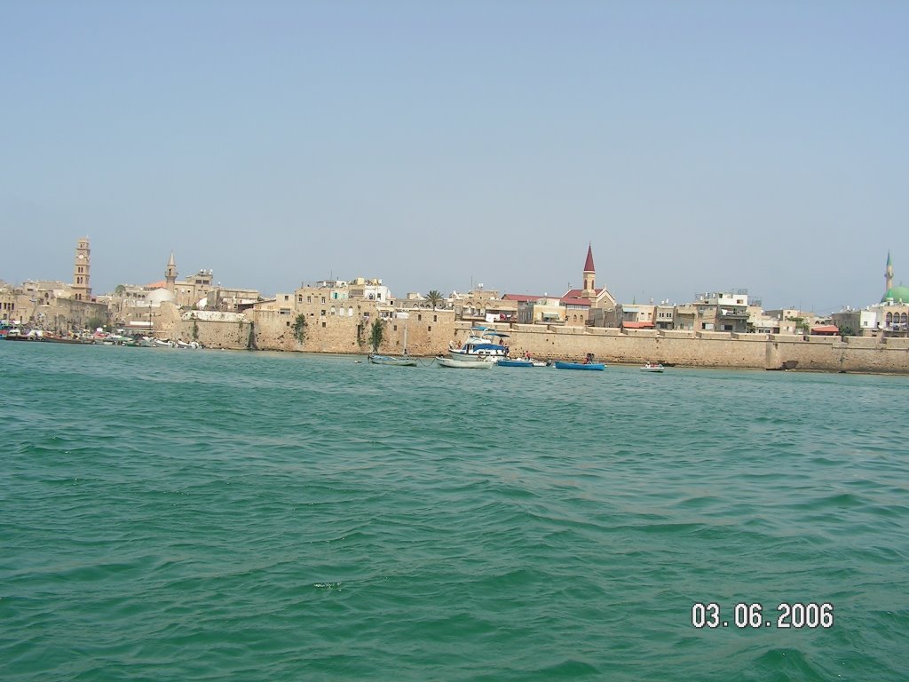 Old Akko, View from Sea, Акко
