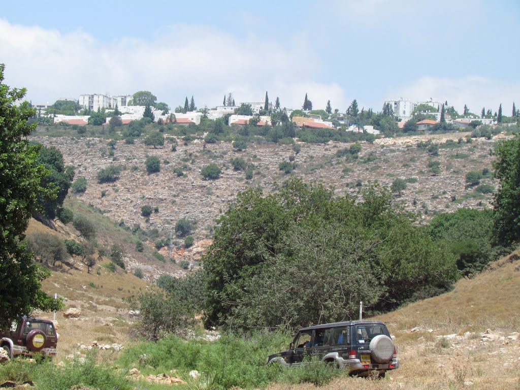 Karmiel region, Nahal Hilazon looking to Karmiel 2, Israel, Кармиэль