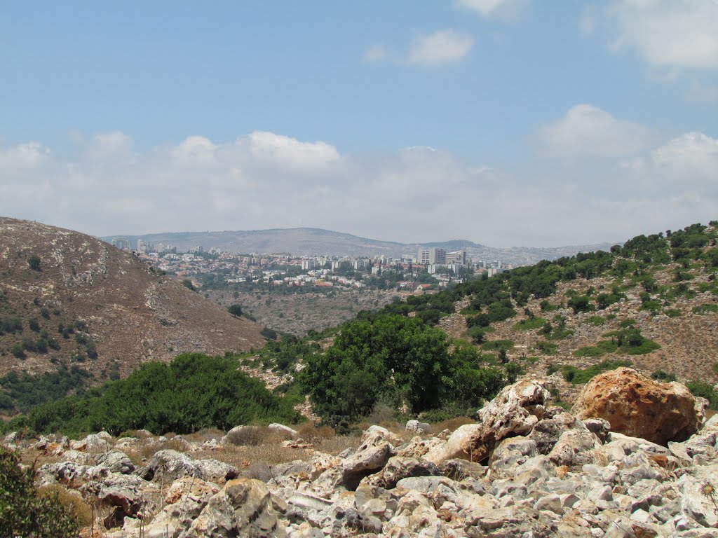 Karmiel region, a look on the city from the open area 3, Israel, Кармиэль