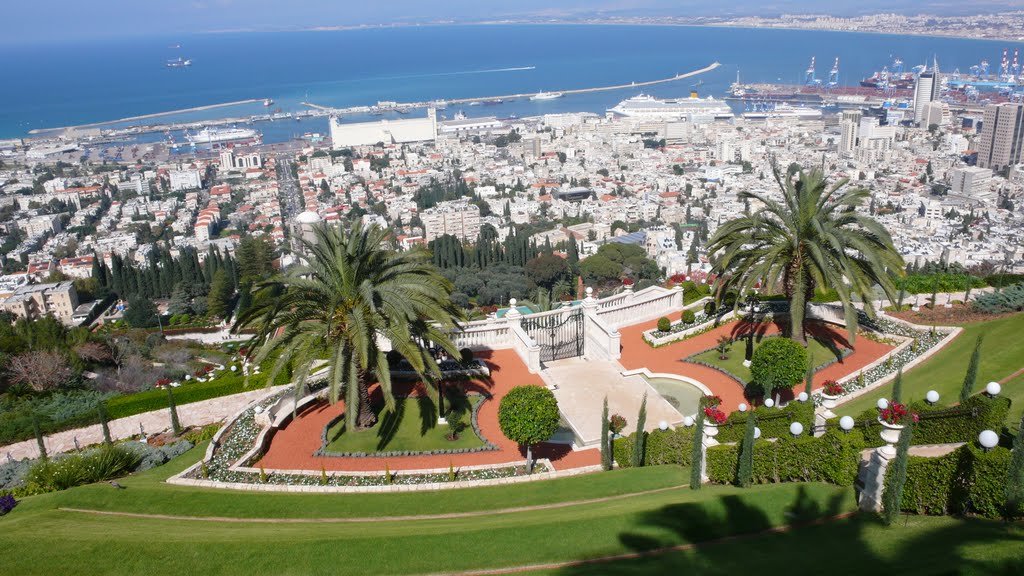 Haifa  הגנים הבהאים בחיפה, Хайфа