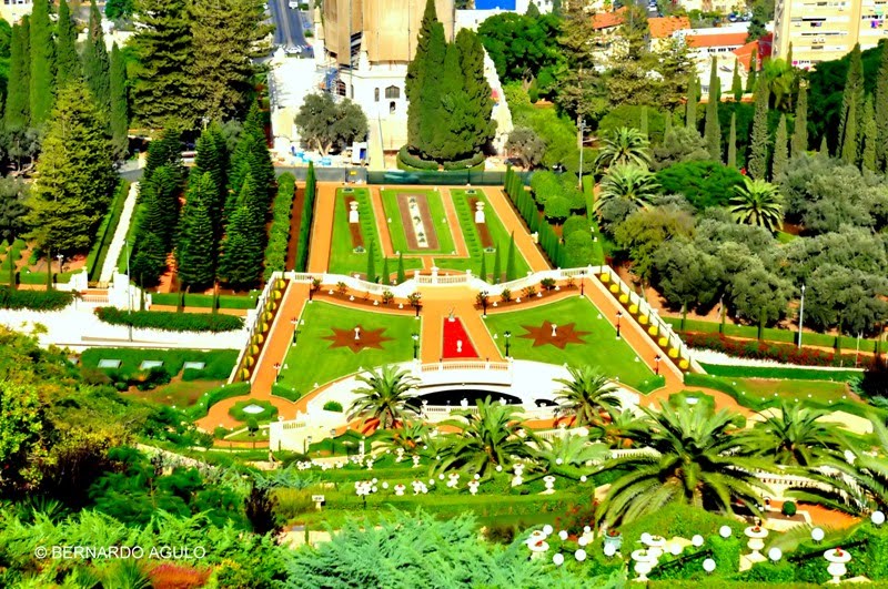 Baháí World Centre Garden, Mt. Carmel, Haifa, Israel, Хайфа