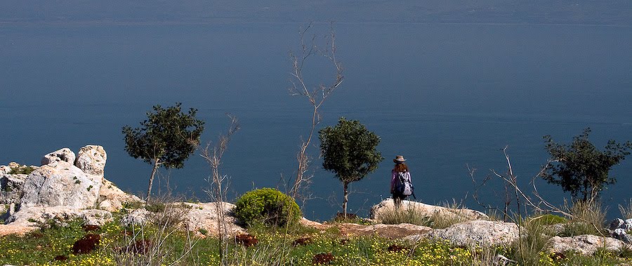 Sea of Galillee from Mount Arbel, Israel, Мигдаль аЭмек