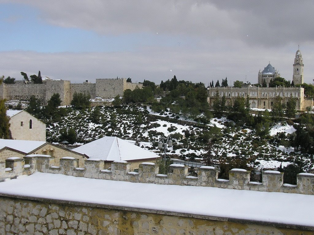 Winter in Jerusalem (view from Yemin Moshe), Иерусалим