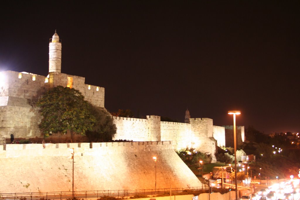 Jerusalem at night - 5 - Davids tower, Иерусалим